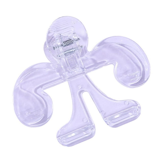 Paquete de 1 soporte de lectura y clip para libros de PC transparente con ángulo de inclinación de 12 grados para libros de hasta 7 cm de grosor (12 x 10 x 3 JASKFLY