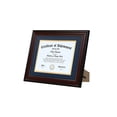 thumbnail image 2 of Marco para diplomas DOAI ART Classic, caoba, 21,6 x 27,9 cm, 2 of 6