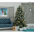 thumbnail image 6 of OSW Christmas Gnome Color Changing Lighted LED Canvas Wall Art, Gnome with Decorated Christmas Tree Snowy Scene with Automatic 6 Hour Timer, 17 x 13.75 Inches, AA Batteries, 6 of 8