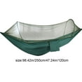 thumbnail image 3 of POINTERTECK Hamac de Camping Extérieur avec Moustiquaire 250x120cm Lit Suspendu Portable en Nylon Léger 600g Hamac d'Arbre avec Kit d'Installation Résistant aux Intempéries pour Jardin Patio, 3 of 9