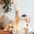 thumbnail image 3 of Atrapasueños De Macramé Con Diseño De Luna, Atrapasueños De Luna Para Colgar En La Pared, Minimalista, Seguro, Tejido A Mano, Con Accesorios De aleación Para El Hogar Y El, 3 of 6