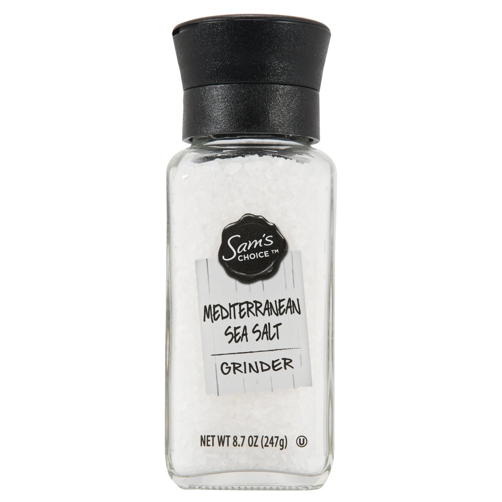 Great Value Mediterranean Sea Salt Grinder, 8.7 oz .57/oz Walmart