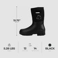thumbnail image 3 of Master Rancher Waterproof Work Farm Boots Unisex Men's 12 Women's 14, Black, 3 of 8