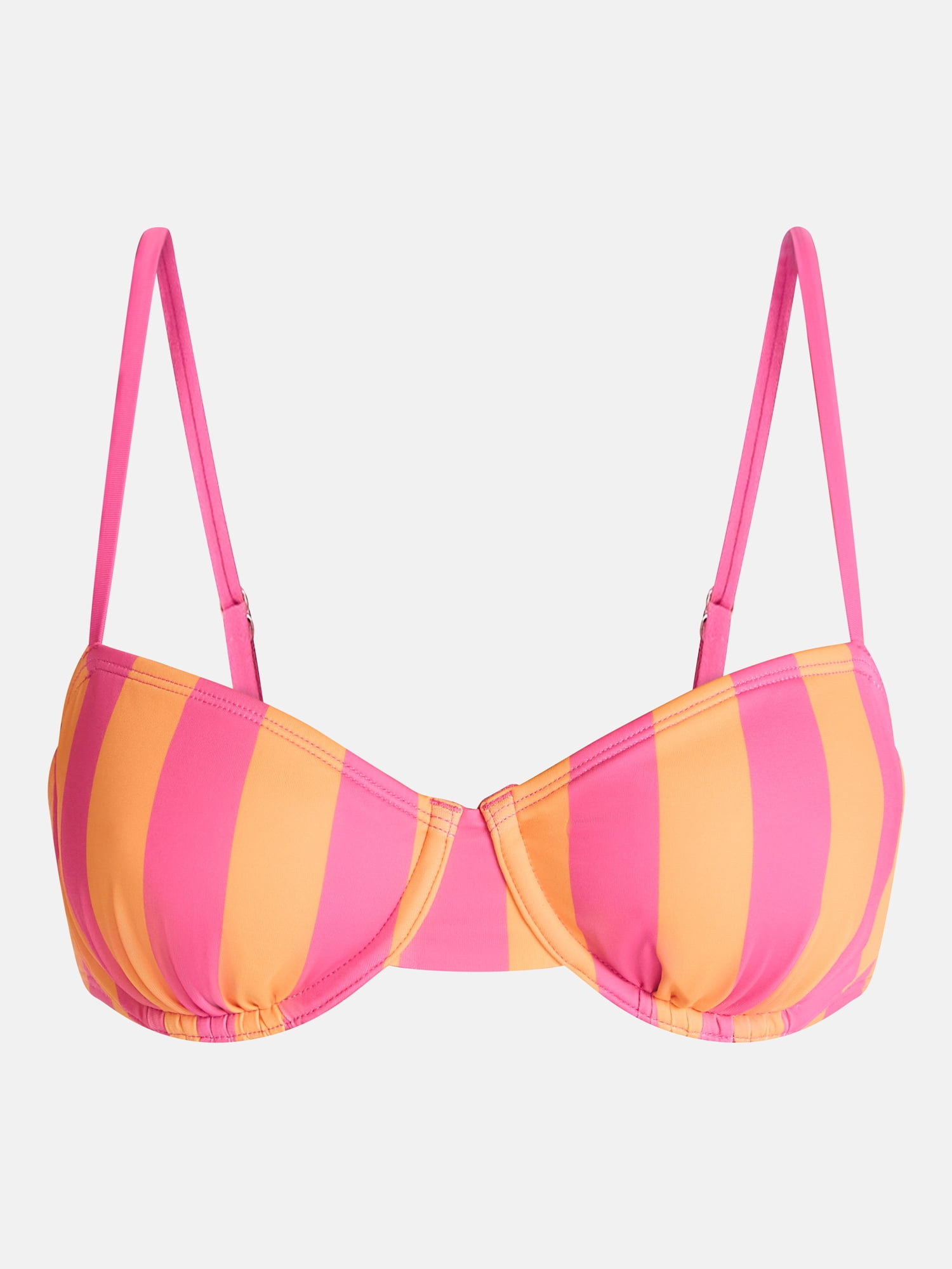 No Boundaries Balconette Underwire Bikini Top, Women's XXS-XXL