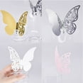 thumbnail image 6 of 50Pcs Wedding Butterfly Place Card Laser Hollow Paper Cup Card Butterfly Wall Sticker Decoration Card, 6 of 7