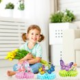 thumbnail image 5 of 9 piezas de centros de mesa de mariposas para mesas, decoraciones de mariposas para fiestas de cumpleaños, centro de mesa de panal de abejas de mariposas, 5 of 5