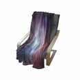 thumbnail image 4 of Galaxy Soft Flannel Fleece Blanket, Outer Space Stars Sky Dreamy Cosmos Universe Nebula Constellation Image, Cozy Plush for Indoor and Outdoor Use, 50" x 60", Purple Coral Pale Blue, by Ambesonne, 4 of 6