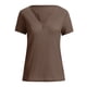 thumbnail image 4 of Blusa informal de manga corta y cuello en V para mujer, para todas las estaciones, 4 of 4