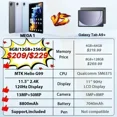 thumbnail image 4 of 【Estreno mundial】Tablet Blackview MEGA 1 de 11,5 pulgadas, pantalla 2,4 K 120 Hz, 12 GB 256 GB, 8800 mAh, cámara de 50 MP + 13 MP, base de carga rápida de 33 W, 4 of 5