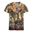 thumbnail image 3 of Camiseta de manga corta con cuello redondo y diseño retro de Wings of Liberty Attack on Titan para hombre, nueva camiseta de verano de manga corta, 3 of 5