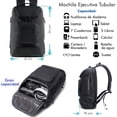 thumbnail image 3 of Mochila Ejecutiva Tubular - Negra, 3 of 7