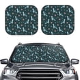 thumbnail image 2 of Balery 2 Piece Cute Turtle Car Windshield Sun Shade|Foldable Front Windshield Shade for Car Front Window for Most Sedans SUV Truck-, 2 of 7