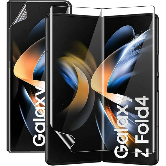 for Samsung Galaxy Z Fold 4 Screen Protector, Flex Display and Cover Display Protective Film Shield Hydrogel Self-Healing Technology Anti-Scratch Flexible HD Protector for Galaxy Z Fold4