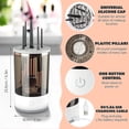 thumbnail image 2 of Electric Makeup Brush Cleaner, Makeup Brush Cleaner Machine With Brush Clean Mat, Automatic Cosmetic Brush Cleaner Tools, 2 of 5