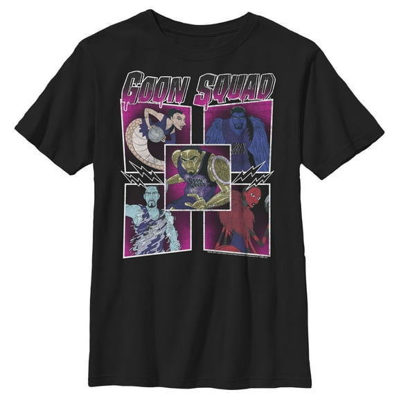 Boy's Space Jam: A New Legacy Goon Squad Boxes  Graphic Tee Black Small