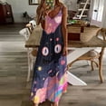 thumbnail image 3 of Cute Planet Cat Sleeveless Dress Woman Fashion Long Dresses Women's Summer Suit Dress Summer 2025 Women, 3 of 7
