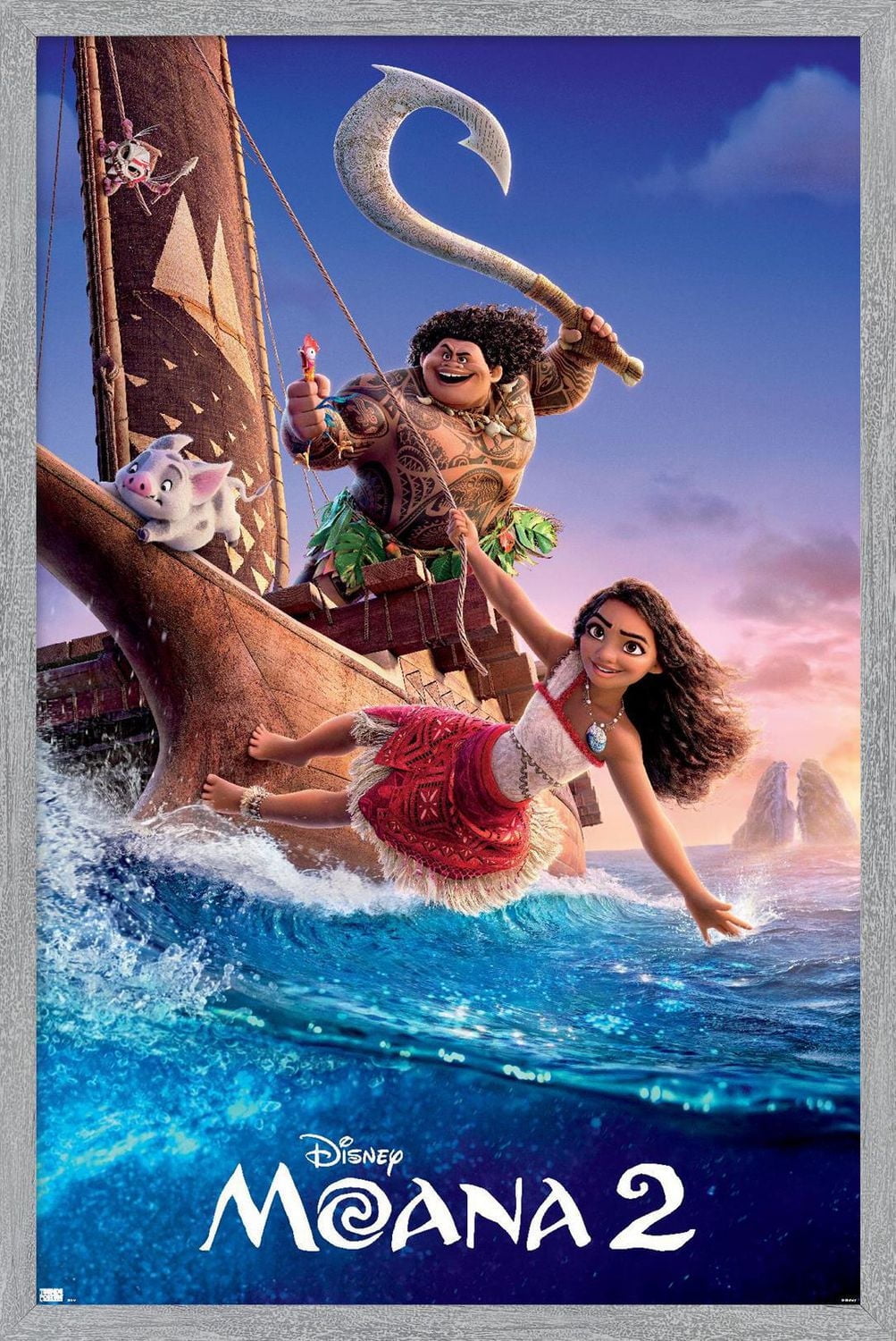 Disney Moana 2 - One Sheet Wall Poster