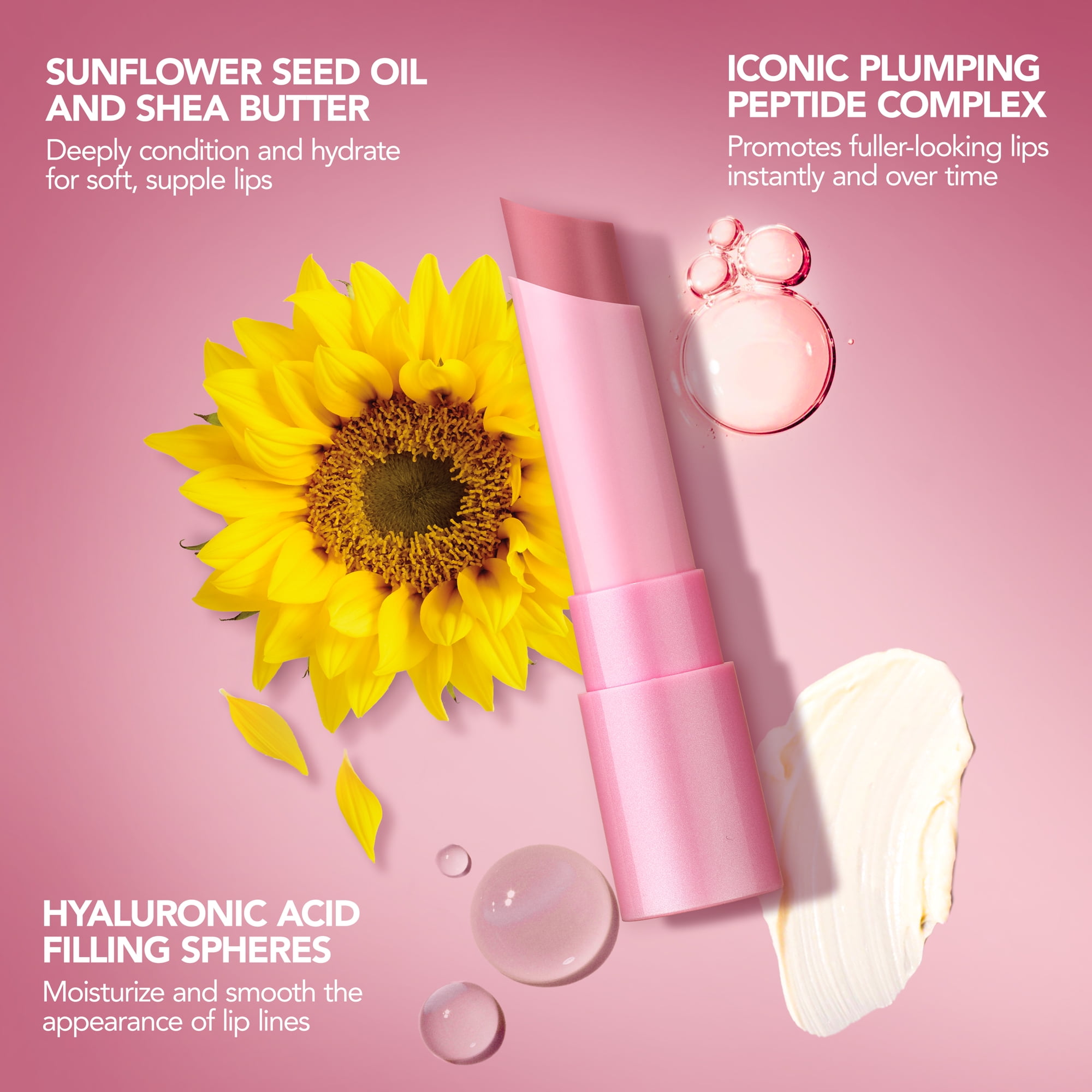 Buxom Full-On™ Plumping Lip Glow Balm, Peach Smoothie 0.07 oz