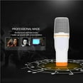 thumbnail image 3 of Condenser Microphone New Condenser Microphone Plug Home Stereo MIC Desktop Tripod Video Skype Chatting Gaming Podcast Recording No.3, 3 of 8