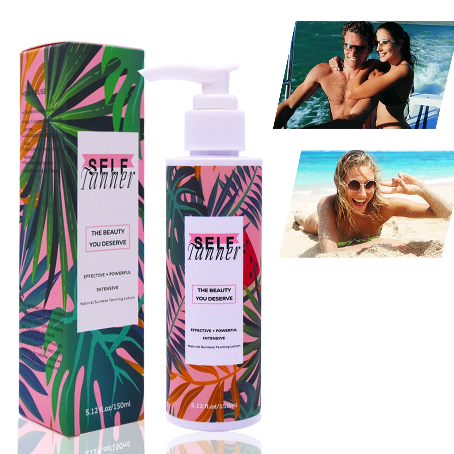 NIFFPD Tanning Lotion, Tanning Lotion Self Tanner, Self Tanner with Natural & Special Ingredients Bronze 150ML