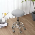 thumbnail image 5 of Stool Cover Milk Shreds Waterproof Easy to Clean Fit for Stool of Dia 12-15 Inch, 5 of 7