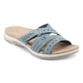 thumbnail image 2 of Domuza Womens Orthopedic Sandals Arch Support Flat Wedge Sandals Wide Slip on Non Slip Work Shoes Comfortable 2026 New Orthopedic Shoes Blue 5.5（EU-36）, 2 of 5