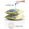 thumbnail image 4 of Outdoor Throw Pillow Covers, Summer Lemon Truck Car Farm Watercolor Fruit Yellow Waterproof Pillowcases Cushion Covers Cases for Patio Couch Bench, Pack of 2 Square, 16"X16", 4 of 6