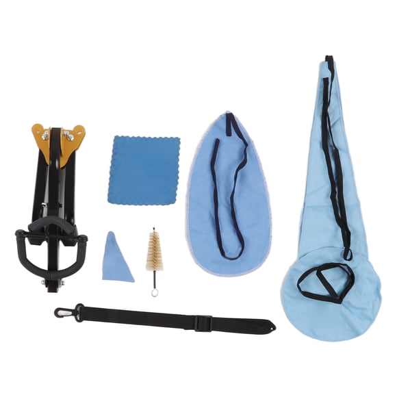 Saxofón Alto Sax Stand Sporter Rack Metal Saxofón Kit De Limpieza Accesorios De Saxofones Portátiles