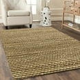 thumbnail image 5 of LR Home Clio 5' x 7' Tan Striped Durable Indoor Area Rug, 5 of 5