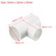 thumbnail image 2 of Tubo PVC Codo PVC de Deslizamiento 69mm x 56mm x 38mm Conector PVC en forma de T Reductor PVC Unique Bargains, 2 of 4
