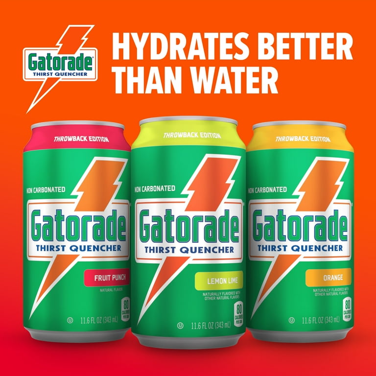 Gatorade Thirst Quencher Orange, 11.6 fl oz Cans, 18 Pack photo 5