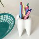 thumbnail image 4 of Soporte para cepillos de dientes, portalápices con forma de diente, regalo original y decorativo personalizado para cumpleaños, decoración para escritorio, para colgar en la pared, plegable,, 4 of 6