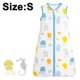 thumbnail image 1 of Manta de algodón transpirable para bebé con cremallera, súper suave, ligera, sin mangas, saco de dormir, ropa para niños, se adapta a niños pequeños de 0 a 48 meses Xemadio 221018-1, 1 of 9