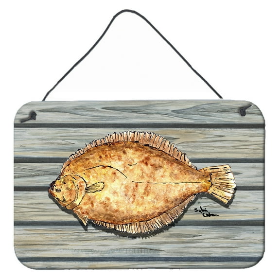 Fish Flounder Wall or Door Hanging Prints