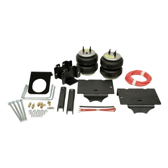 Fits 2002-2008 Dodge Ram 1500 Firestone Industrial Helper Spring Kit 2286 Ride-Rite; Air Spring; Frame Mount; 3200 to 5000 Pound Leveling Capacity; Adjustable from 5 to 100 PSI; Rubber