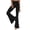 Black/White, variant on KDFJPTH Women's Polka Dot Print Flare Pants High Waist Black and White Bell Bottom Trousers Black XXL
