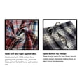thumbnail image 2 of Different Touch White Buffalo Plaid 100% Cotton Lounge Pajama Pants For Men (S-6XL), 2 of 3