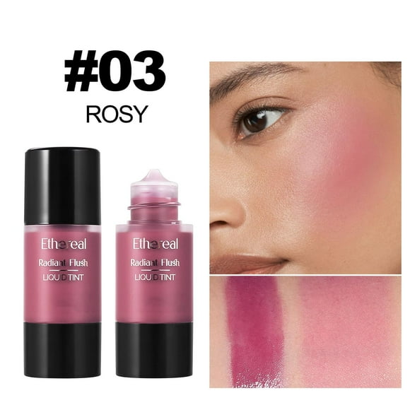 EGNMCR Blush Dropper Liquid Blush 7 Color Optional Natural Brightening Rouge 11ml Liquids Blush