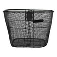 thumbnail image 1 of Black Steel Bike Basket for Storage Use with Large Capacity and Durable Design 1 Piece, 1 of 9