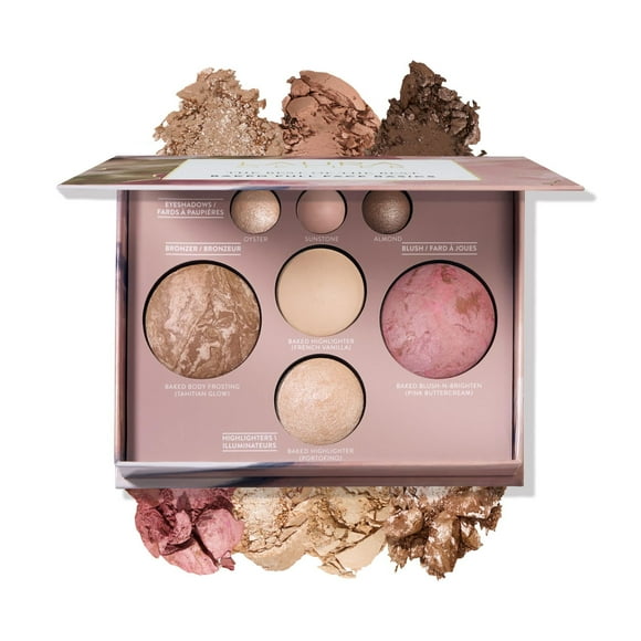 LAURA GELLER NUEVA YORK Paleta horneada The Best of the Best - Tama�o completo - Incluye bronceador, rubor, 2 iluminadores y 3 sombras de ojos - Apta