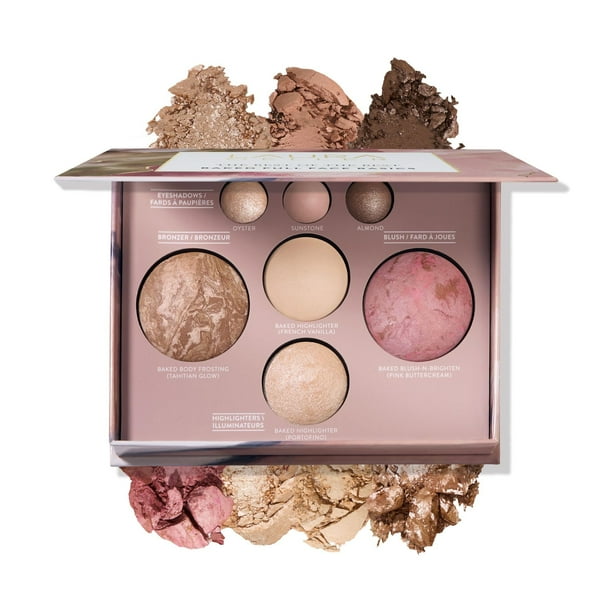 LAURA GELLER NUEVA YORK Paleta horneada The Best of the Best - Tama�o completo - Incluye bronceador, rubor, 2 iluminadores y 3 sombras de ojos - Apta