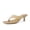 Nude, variant on Mezzo Clear Strap Kitten Heels for Women, Square Toe Flip Flop Sandal Heels with Memory Foam Comfort