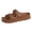 Coffee, variant on Women's Cloud Slides with Adjustable Buckle Arch Support Soft Platform for Shower Beach & Daily Wear（White，Size 9)