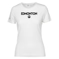 thumbnail image 2 of Women's Levelwear White Edmonton Oilers Maddox City Capsule T-Shirt, 2 of 3