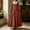 Wine, variant on BRGZLK Womens V Neck Vintage Dress Color Block Long Sleeve Ruffle Cuff High-Waisted Renaissance Medieval Costume Dresses Halloween Outfits Green XL