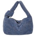 thumbnail image 1 of Bolso de mano con diamantes de imitación para mujer bolso de mano con purpurina bolso de boda para mujer, 1 of 6
