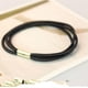 thumbnail image 3 of 50 Unids Negro Elástico Fuerte cabellero De Cola Titulares Con Hebilla De Metal Bricolaje Yuyangstore Banda elástica, 3 of 7