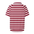 thumbnail image 7 of Tittly Womens T Shirts Soft Womens Tee Shirts Casual Short Sleeve Tops for Women Tops For Women Trendy Short Sleeve Vacation Outfits Blouses Casual Summer Collared Shirts Red, 7 of 7