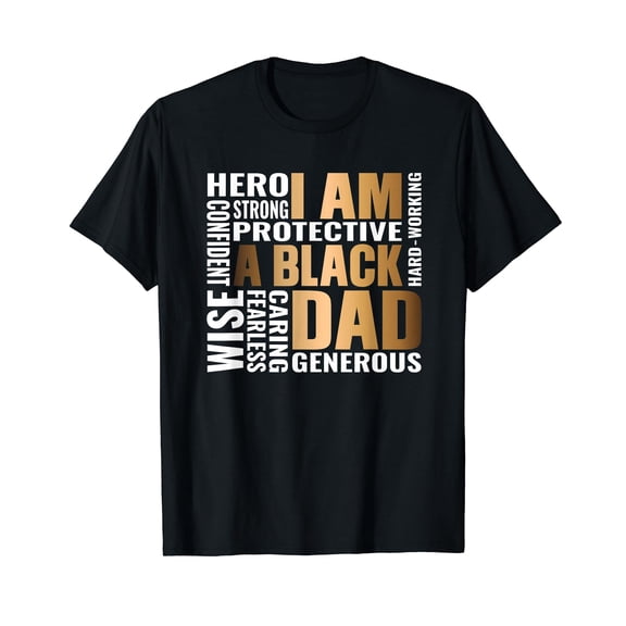 Black Father King Fathers Day Dad Matter Husband Dope Leader T-Shirt