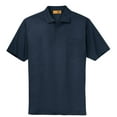thumbnail image 4 of CornerStone CS402P Mens Industrial Pocket Pique Polo T-Shirt, Navy - Large, 4 of 5